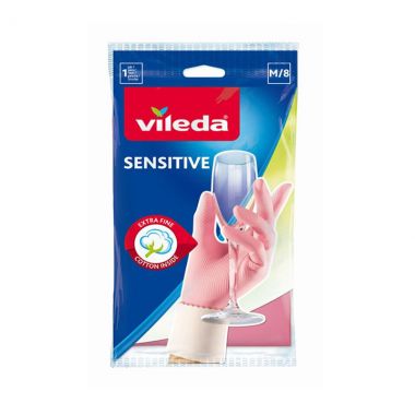 Vileda Rubber Gloves Sensetv M