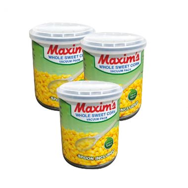 Maxims Whole Sweet Corn 3x180g