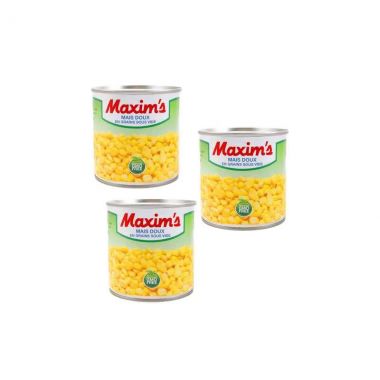 Maxims Whole Sweet Corn 3x340g