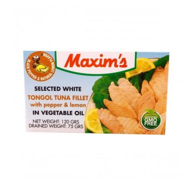 Maxims Smoked Tuna W-pepper
