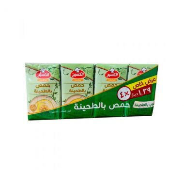 الكسيح حمص مطحون بالطحينية 4*135 غم