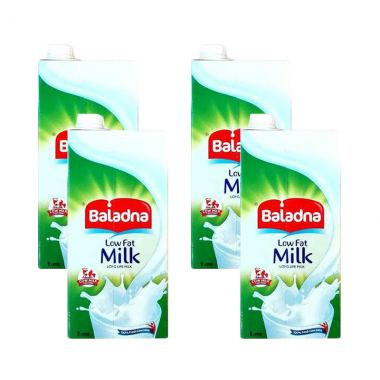 بلدنا حليب قليل الدسم 4*1 لتر
