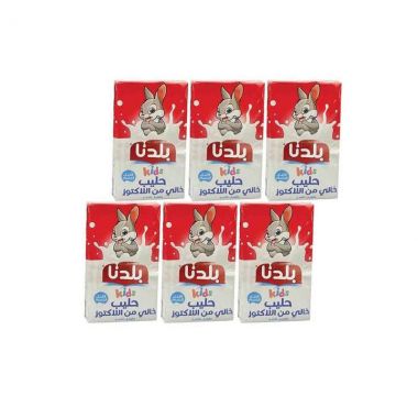 بلدنا حليب للاطفال باللاكتوز 6 * 125 مل