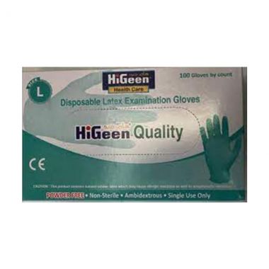 Higeen Exam Gloves Free Powd L