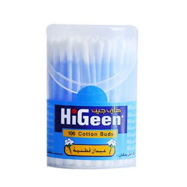 Hi Geen Cotton Buds Round Box 