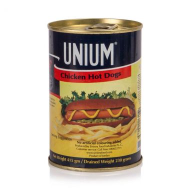 Unium Hot Dogs Chicken Can