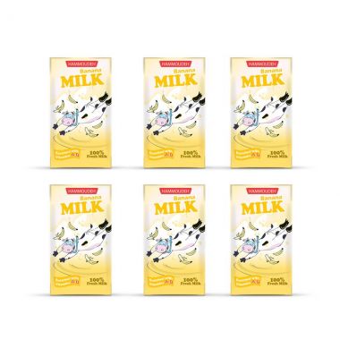 Hmoudh Milk Banana 6x125ml