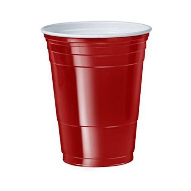 R.z Plastic Red Cup 12oz
