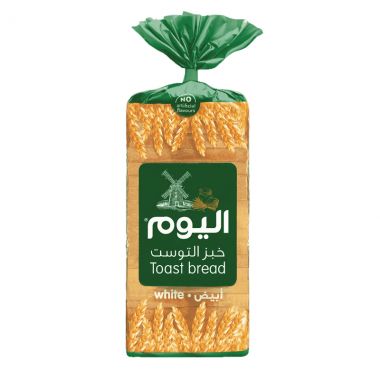 اليوم خبز توست ابيض 600 غم