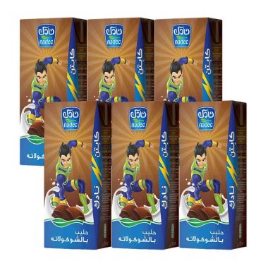 Nadec Milk Choco 6x125ml