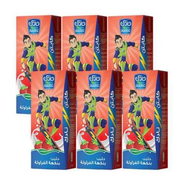 Nadec Milk Straw 6x125ml