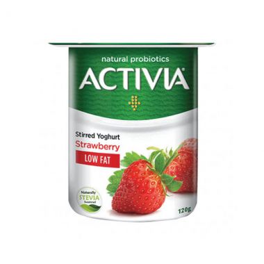 Activia Yoghurt Strw Low Fat