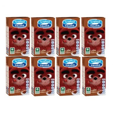 Saudia Choco Milk 8x125ml