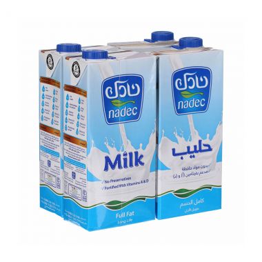 نادك حليب كامل الدسم 4*1 لتر
