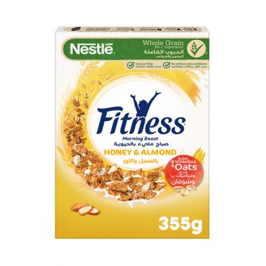 نستله فتنس حبوب الفطور بالعسل واللوز 2*355 غم