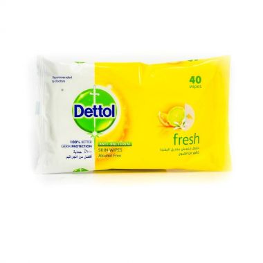 Dettol Wipes Yellow Fresh