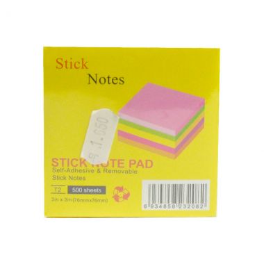 Stick Note Pad 500 Sh