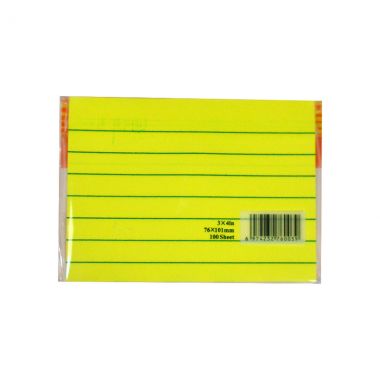 Sticky Note Yellow&line 3x4