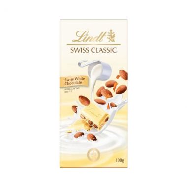 Lindt Classic White Almond Nou