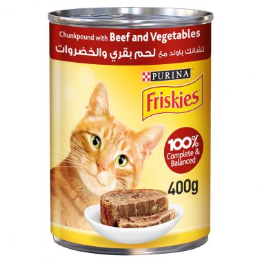 Friskies Cat Chp Beef Veg