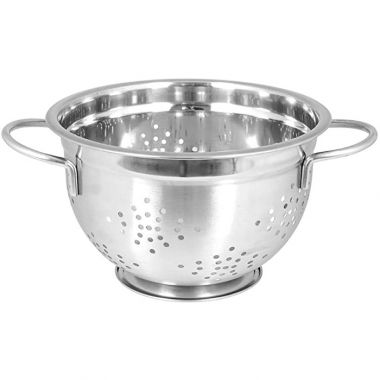 Steel Deep Colander 28