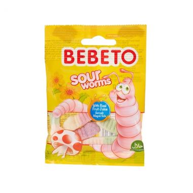 Kervan Bebeto Sour Worms Candy