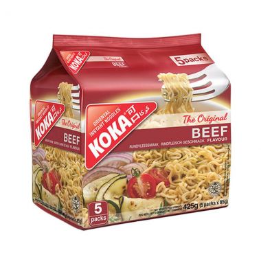 Koka Inst Noodle  Beef 5x85gr