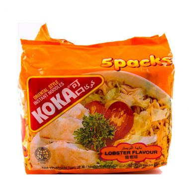 Koka Noodles Pkt Lobster 5x75g