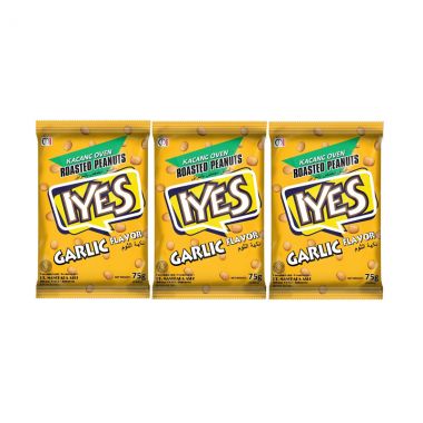 Iyes Peanut Snack Garlic 3x65g