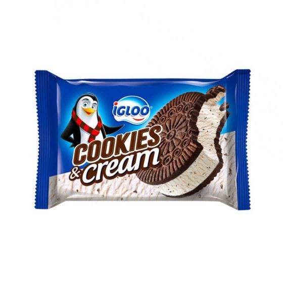 ايجلو ايس كريم ساندويش كوكيز و كريم 100 مل