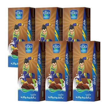 نادك حليب بنكهة الشوكولاتة 6*125 مل